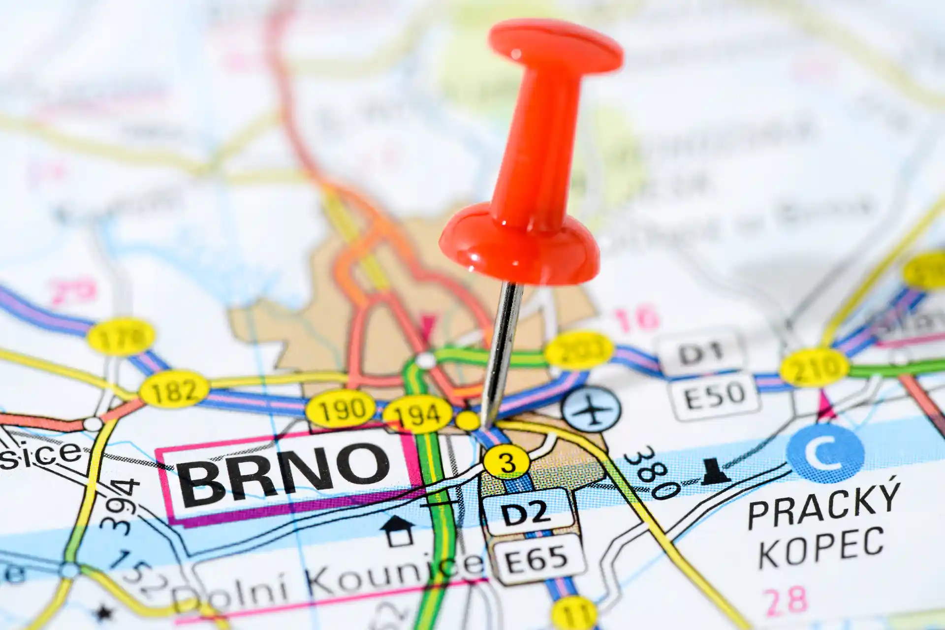 brno mapa taxi